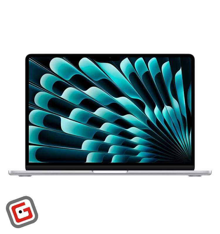 لپ‌تاپ 13 اینچی اپل مدل MacBook Air MXCT3 2024 از نمای رو‌‌به‌رو