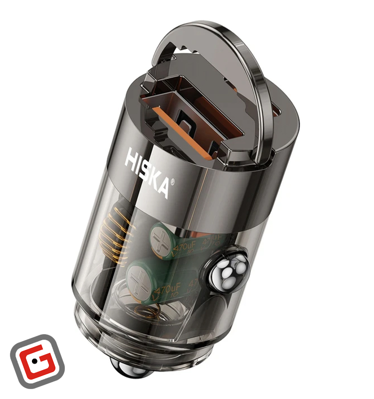 شارژر فندکی 63 وات هیسکا مدل HCC-317