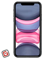 گوشی iPhone 11 رنگ مشکی از نمای رو به رو