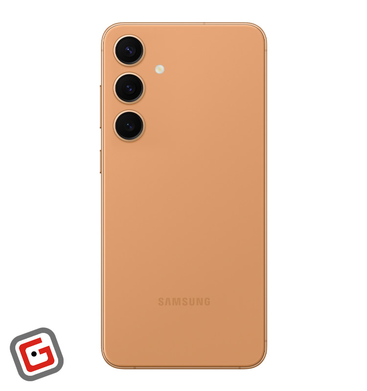 گوشی موبایل سامسونگ مدل گلکسی S24 Plus 5G رنگ نارنجی از نمای پشت