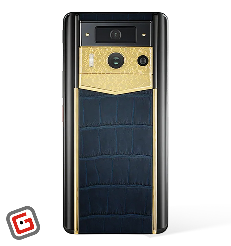 گوشی موبایل ورتو مدل Metavertu Max Alligator Engraved Gold Plate ظرفیت 1 ترابایت رم 12 گیگابایت
