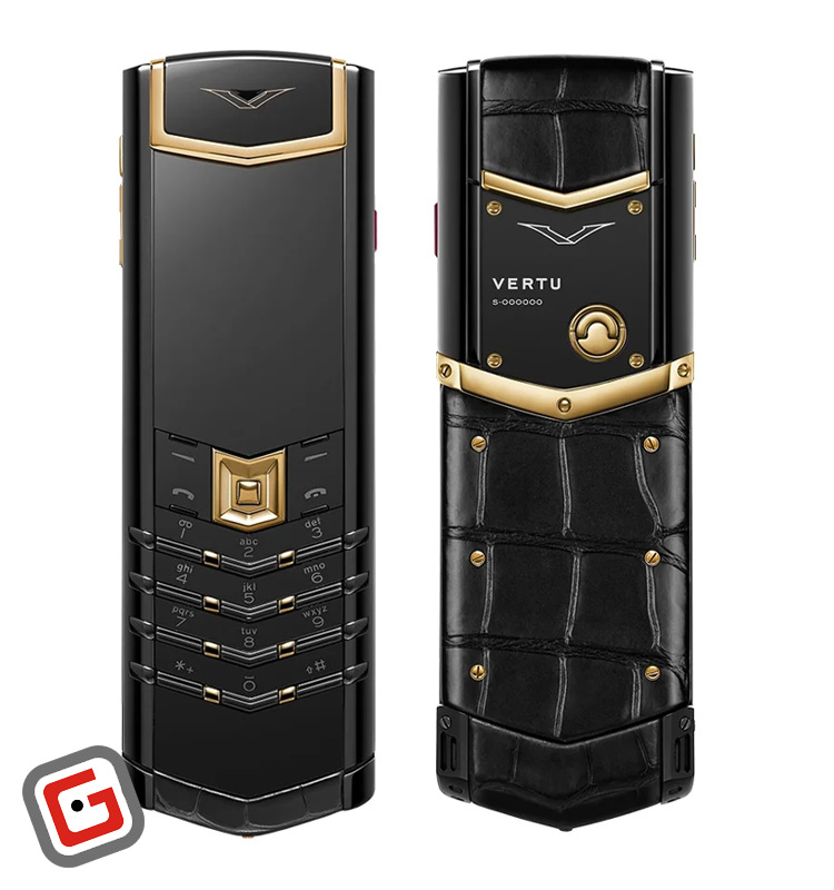 گوشی موبایل ورتو مدل Signature S+ Black Gold Alligator Skin ظرفیت 256 گیگابایت رم 8 گیگابایت