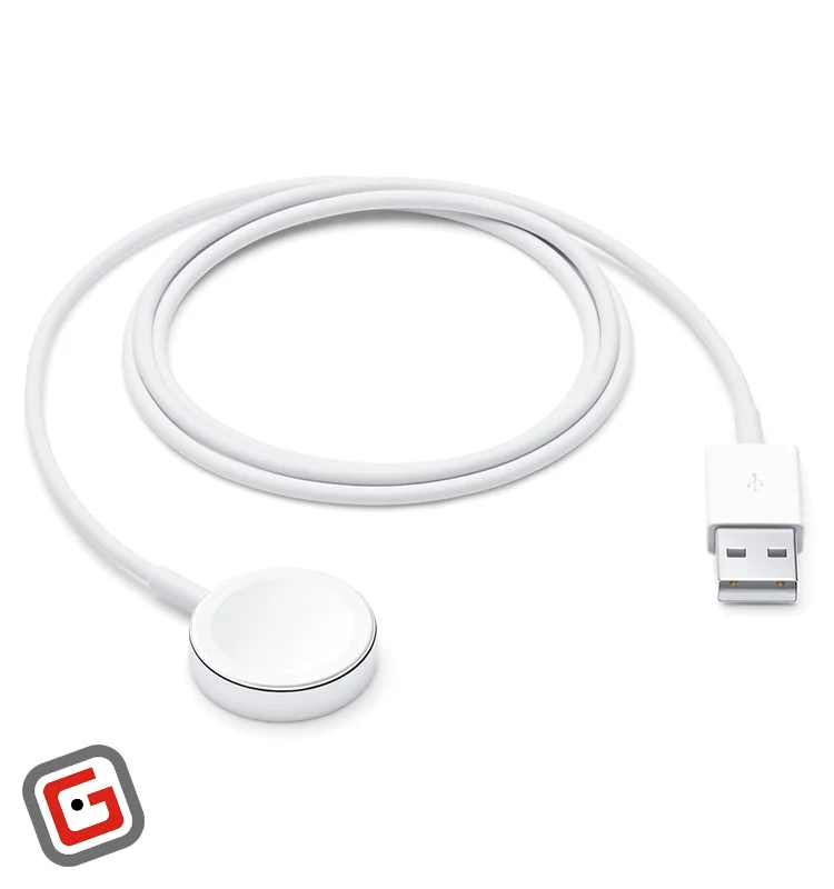 کابل شارژ مغناطیسی مناسب ساعتهای هوشمند اپل پورت USB