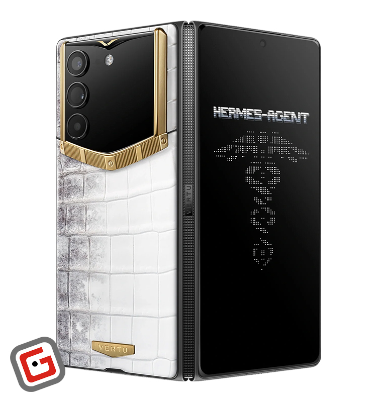 گوشی موبایل ورتو مدل AlphaFold Himalaya Alligator Gold IV ظرفیت 1 ترابایت رم 16 گیگابایت
