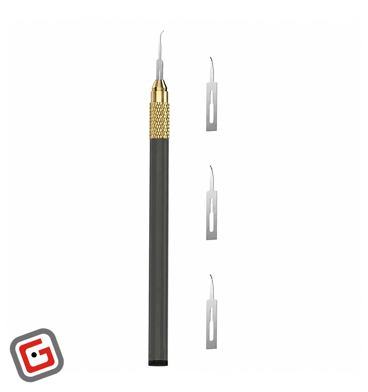 ست تیغ و دسته تیغ تعمیرات برد موبایل 2UUL مدل DA12 MicroFix Hook