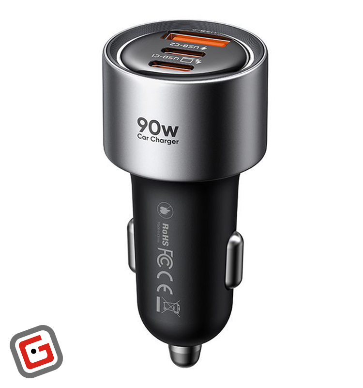 شارژر فندکی مک دودو مدل CC-3110 سه پورت توان ۹۰ وات