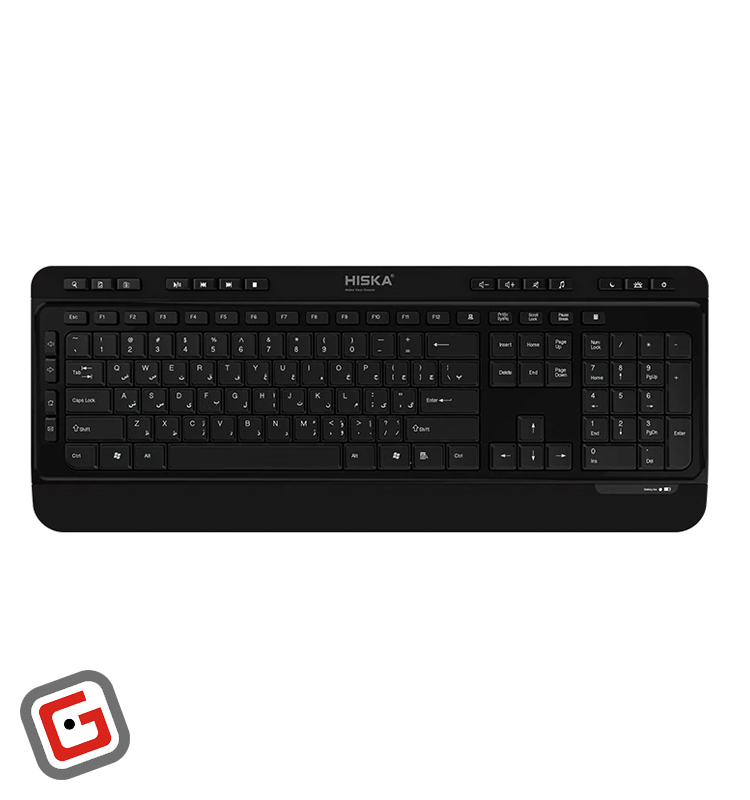 کیبورد بی‌سیم هیسکا مدل HX-KE235W