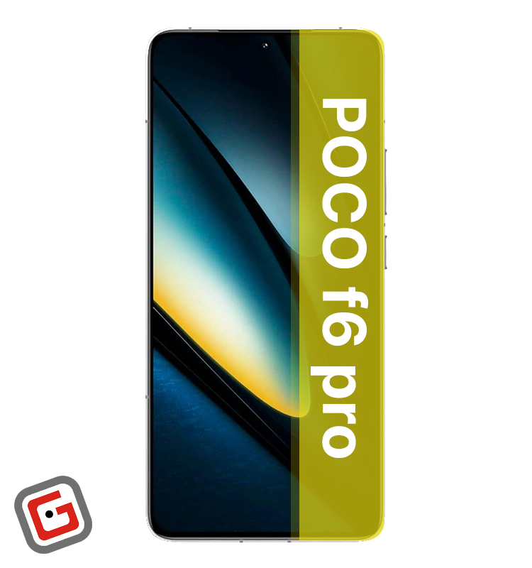 گوشی موبایل پوکو مدل F6 Pro 5G از زاویه نمایشگر