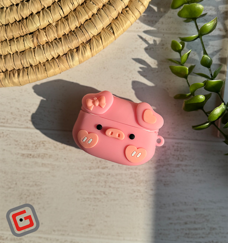 کاور ایرپاد سیلیکونی Lovely Pig (کد A0161)