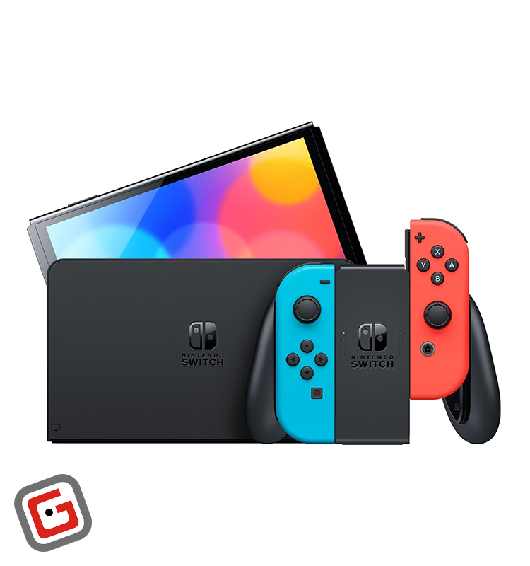 کنسول بازی نینتندو مدل Neon Blue and Neon Red Joy-Con OLED