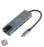 هاب 5 پورت USB-C ارلدام مدل 5IN1 W27