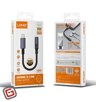 جعبه مبدل لایتنینگ به جک 3.5 میلی متری الدینیو مدل ls-y90i