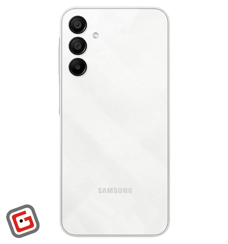 گوشی موبایل سامسونگ مدل گلکسی A15 4G رنگ سفید از نمای پشت